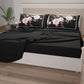 Cotton Sheets, Bed Set with Floral Digital Print Pillowcases 20-01