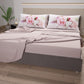 Draps en Coton, Parure de Lit avec Taies d'Oreiller en Impression Numérique Campagne Chic
