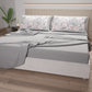 Lenzuola in Cotone, Completo Letto con Federe in Stampa Digitale Floreale 17-02