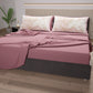 Draps en Coton, Parure de Lit avec Taies d'Oreiller en Impression Numérique Tropical Poudré-Or