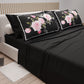 Cotton Sheets, Bed Set with Floral Digital Print Pillowcases 20-01