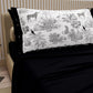 Lenzuola in Cotone, Completo Letto con Federe in Stampa Digitale Animalier Nero