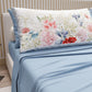 Draps en Coton, Parure de Lit avec Taies d'Oreiller en Impression Numérique Floral 14