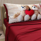 Lenzuola in Cotone, Completo Letto con Federe in Stampa Digitale Dolcezza