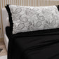 Cotton Sheets, Bed Set with Black Paisley Digital Print Pillowcases