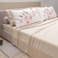 Lenzuola in Cotone, Completo Letto con Federe in Stampa Digitale Floreale 20-05