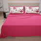 Lenzuola in Cotone, Completo Letto con Federe in Stampa Digitale Floreale 08