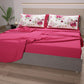 Lenzuola in Cotone, Completo Letto con Federe in Stampa Digitale Floreale 08