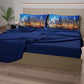 Draps en Coton, Parure de Lit avec Taies d'Oreiller en Impression Digitale Ville 02