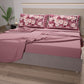 Draps en Coton, Parure de Lit avec Taies d'Oreiller en Impression Numérique Floral 15