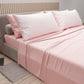 Lenzuola in Cotone, Completo Letto con Federe in Stampa Digitale Pizzo Rosa