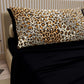Lenzuola in Cotone, Completo Letto con Federe in Stampa Digitale Animalier Maculato