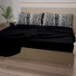 Draps en Coton, Parure de Lit avec Taies d'Oreiller en Impression Digitale Animalier Zébré