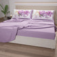 Cotton Sheets, Bed Set with Shabby Digital Print Pillowcases