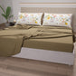 Draps en Coton, Parure de Lit avec Taies d'Oreiller en Impression Numérique Floral 06