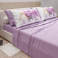 Cotton Sheets, Bed Set with Shabby Digital Print Pillowcases