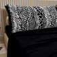 Draps en Coton, Parure de Lit avec Taies d'Oreiller en Impression Digitale Animalier Zébré