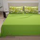 Draps en coton, parure de lit avec taies d'oreiller à impression numérique tropicale 105