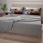 Draps Animaux en Coton, Parure de Lit avec Taies d'Oreiller en Impression Numérique Chien 15