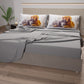 Draps Animaux en Coton, Parure de Lit avec Taies d'Oreiller en Impression Digitale Amis 01
