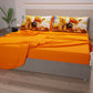 Draps Animaux en Coton, Parure de Lit avec Taies d'Oreiller en Impression Digitale Chats 01