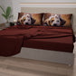 Draps Animaux en Coton, Parure de Lit avec Taies d'Oreiller en Impression Numérique Friends 10