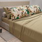 Draps en coton, parure de lit avec taies d'oreiller à impression numérique animalier