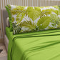 Draps en coton, parure de lit avec taies d'oreiller à impression numérique tropicale 105