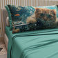 Lenzuola Animali in Cotone, Completo Letto con Federe in Stampa Digitale Cats 03