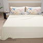 Draps en coton, parure de lit avec taies d'oreiller à impression numérique florale 113