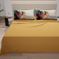 Draps Animaux en Coton, Parure de Lit avec Taies d'Oreiller en Impression Digitale Chiens 02