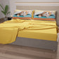 Draps Animaux en Coton, Parure de Lit avec Taies d'Oreiller en Impression Numérique Chats 05