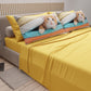 Draps Animaux en Coton, Parure de Lit avec Taies d'Oreiller en Impression Numérique Chats 05