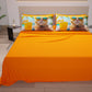 Draps Animaux en Coton, Parure de Lit avec Taies d'Oreiller en Impression Digitale Chats 04