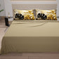 Draps en coton, parure de lit avec taies d'oreiller à impression numérique tropicale 102