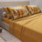 Draps Animaux en Coton, Parure de Lit avec Taies d'Oreiller en Impression Digitale Amis 05