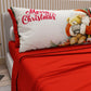 Lenzuola Natalizie in Cotone, Completo Letto con Federe in Stampa Digitale 25 Xmas 12