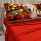 Lenzuola Natalizie in Cotone, Completo Letto con Federe in Stampa Digitale 25 Xmas 15