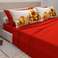 Draps de Noël en Coton, Parure de Lit avec Taies d'Oreiller en Impression Numérique 25 Xmas 3