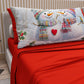 Draps de Noël en Coton, Parure de Lit avec Taies d'Oreiller en Impression Numérique 25 Xmas 7