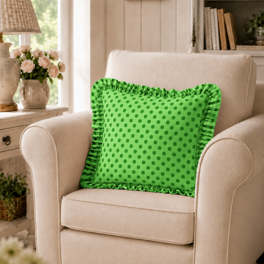 Cuscino Arredo con Rouches Pois 25