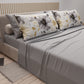 Lenzuola in Cotone, Completo Letto con Federe in Stampa Digitale Floreale F28