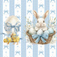 Tappeto Cucina Pasqua Antiscivolo Passatoia Pasqua Cucina lavabile White Bunny