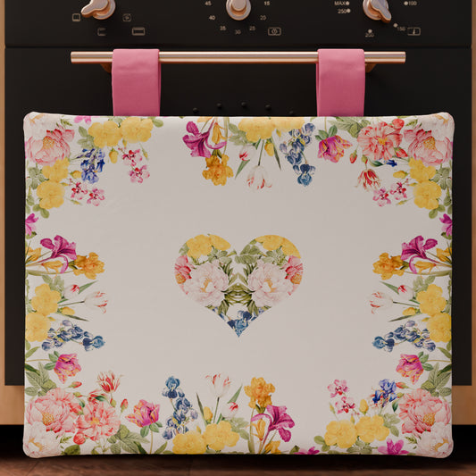 Copriforno per Cucina in Stampa Digitale Floreale 30 1pz 45x55cm