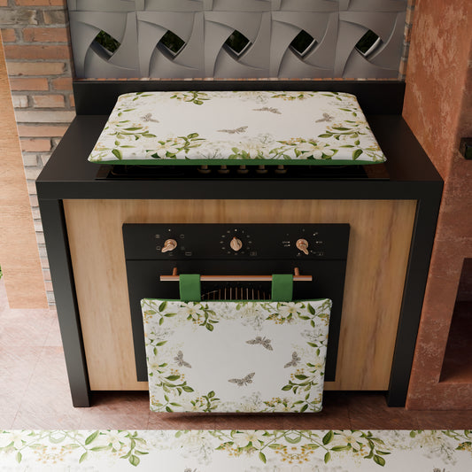 Copriforno per Cucina in Stampa Digitale Floral 1pz 45x55cm