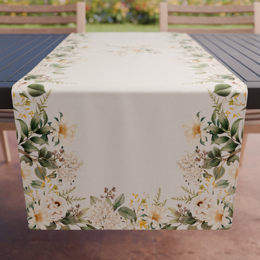 Runner Tavola Antimacchia Botanical 40x140 cm Stampa Digitale Made in Italy | PETTI