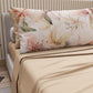 Draps en coton, parure de lit avec taies d'oreiller en impression numérique florale F3
