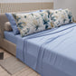 Lenzuola in Cotone, Completo Letto con Federe in Stampa Digitale Floreale F31