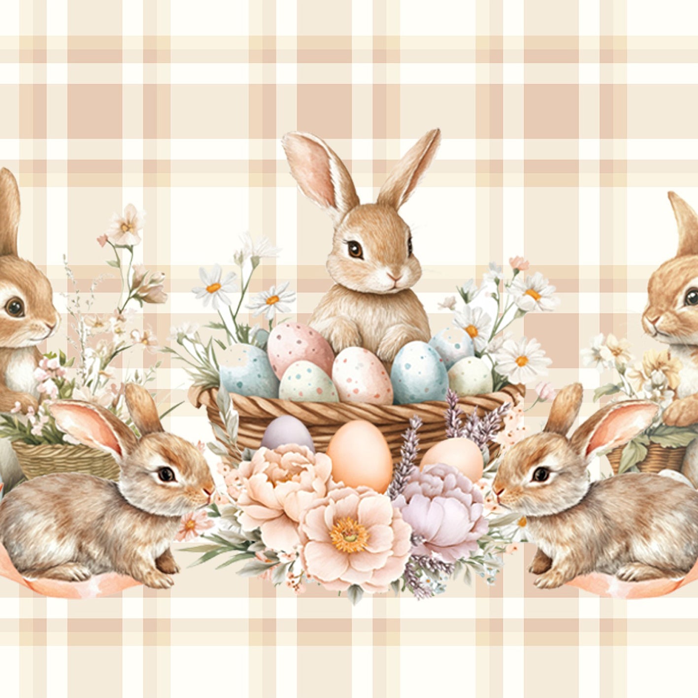 Tappeto Cucina Pasqua Antiscivolo Passatoia Pasqua Cucina lavabile Cesti & Coniglietti