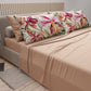 Lenzuola in Cotone, Completo Letto con Federe in Stampa Digitale Floreale F36